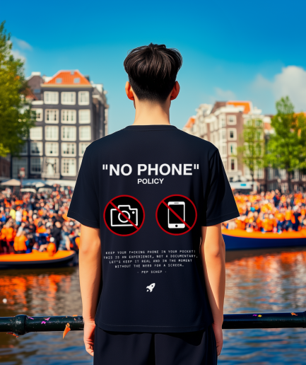 no phone tshirt kleding