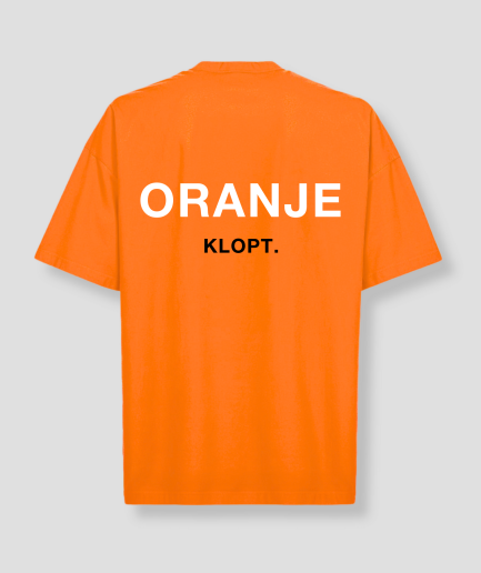 Oranje klopt.