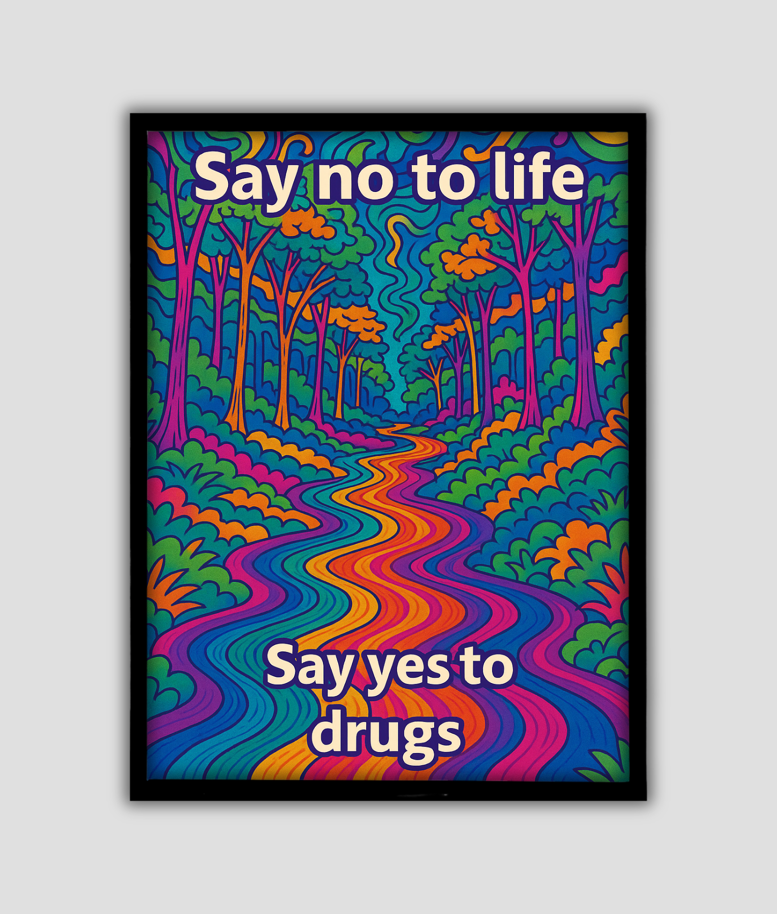 A3 grappige space poster