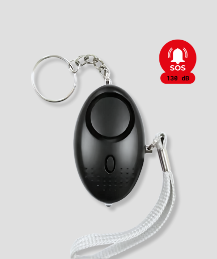 Zwart ovaal alarm apparaat