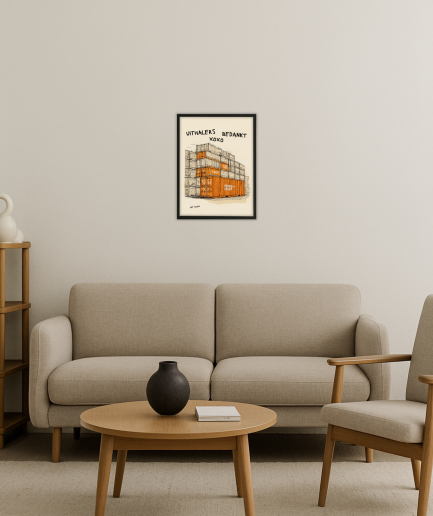 Bedankt poster met tekening