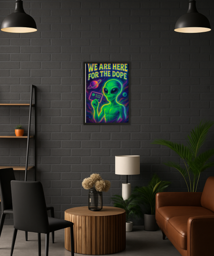 Alien poster woonkamer