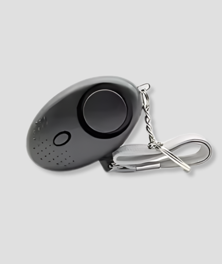 Zwart ovaal alarm apparaat