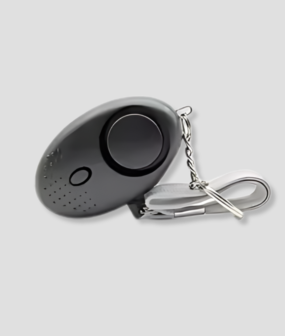 Zwart ovaal alarm apparaat