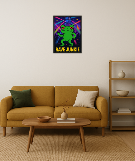 Rave junkie poster
