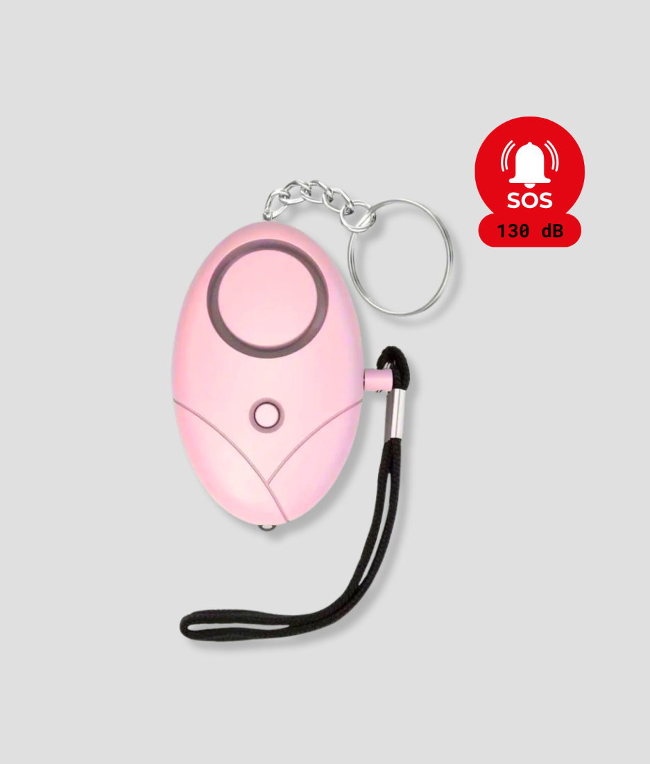 Roze alarm ovaal vorm