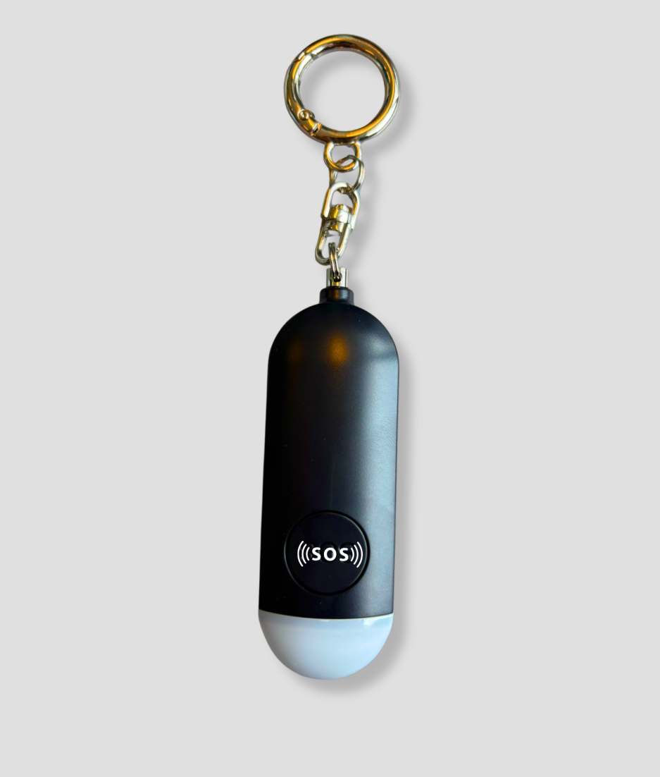 Zwarte SOS sleutelhanger