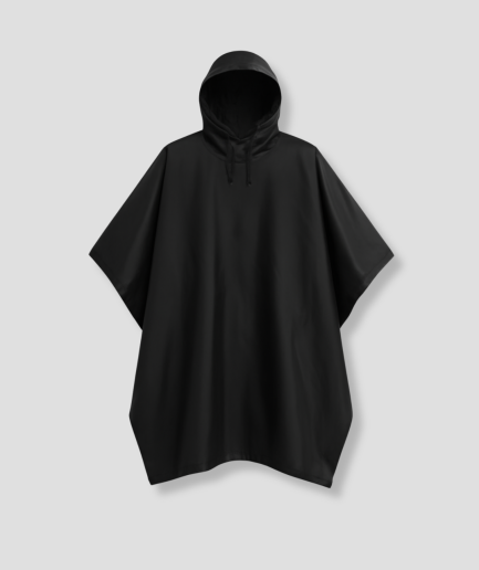 Regenponcho festival voorkant