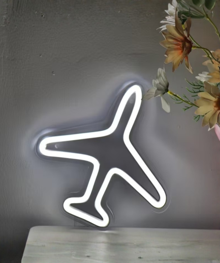 airplane neon lamp