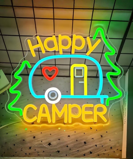 camper neon lamp