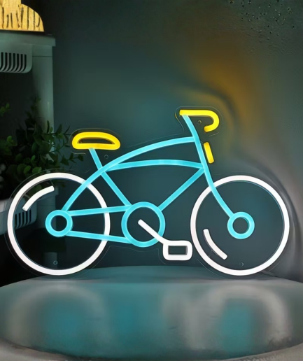 fiets neon lamp