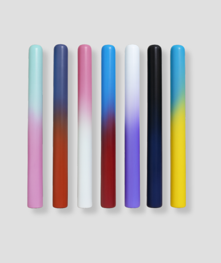 gekleurde snuifbuizen