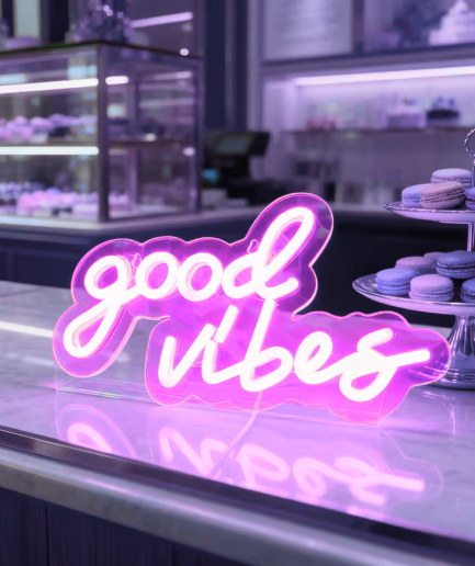 good vibes neon