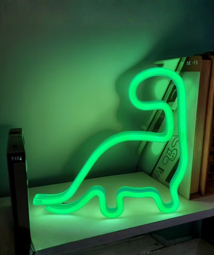 groene dino lampen