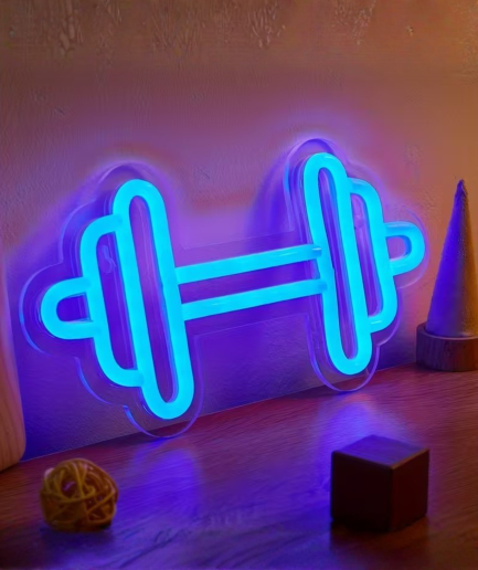 gym neon bordje