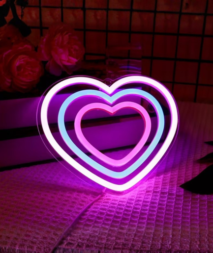 hartjes lampen neon