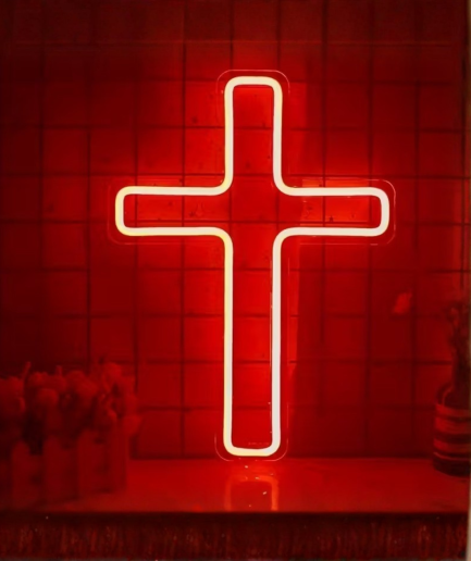kruis neon lamp