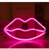 lippen neon lamp
