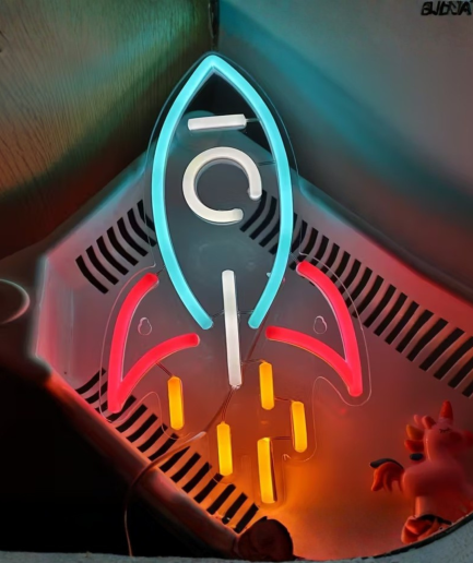 neon lamp raket