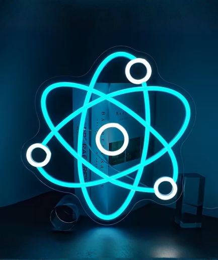 neon lampje wetenschap