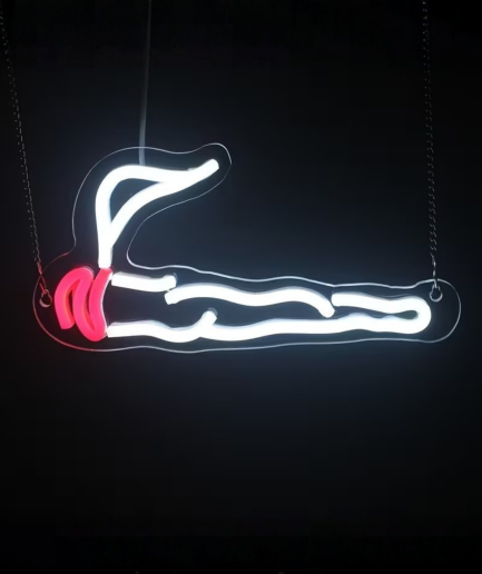 neon sign studenten