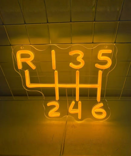 neon versnellingsbak