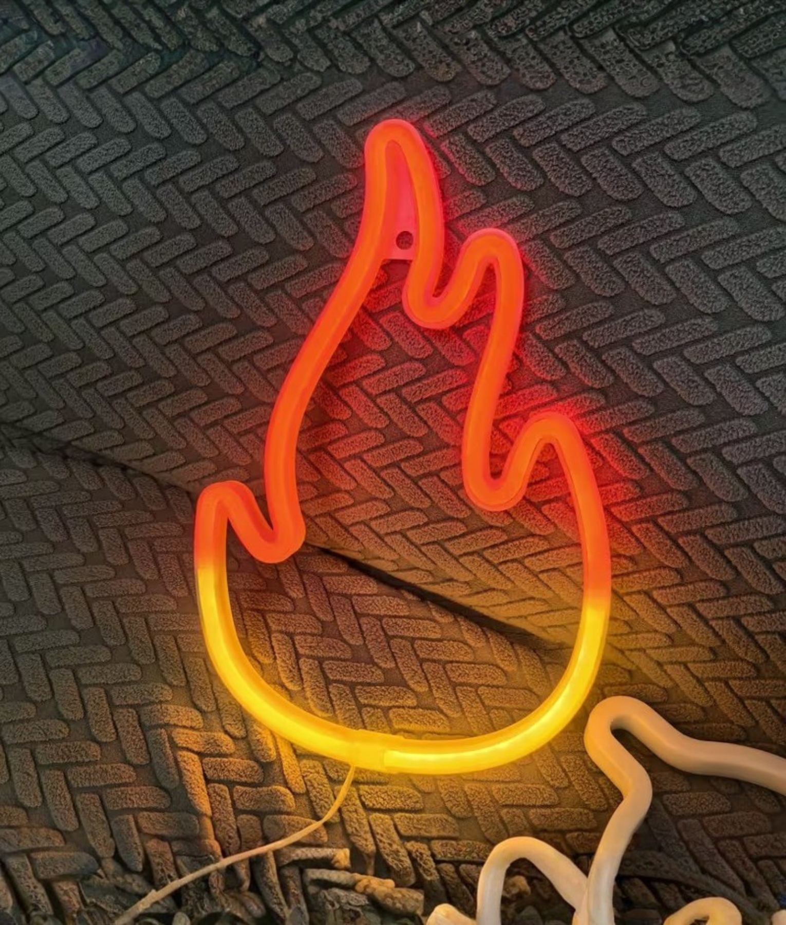 neon vuur lampen