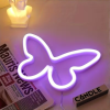 paarse neon lamp