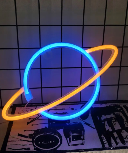 planeet lamp led neon