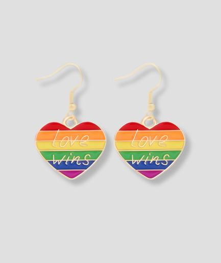 pride rainbow oorbellen