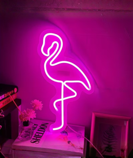 roze flamingo lampen