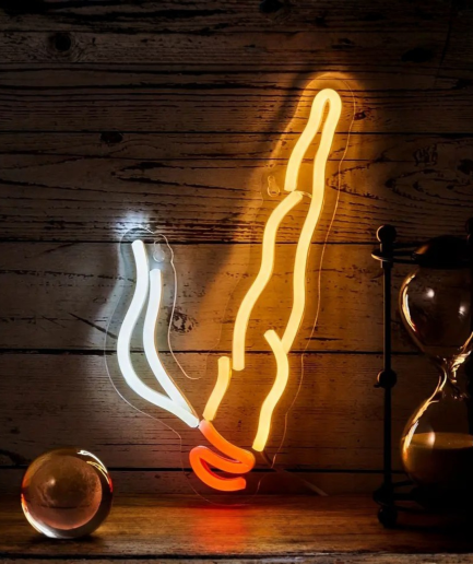 smoke neon lamp