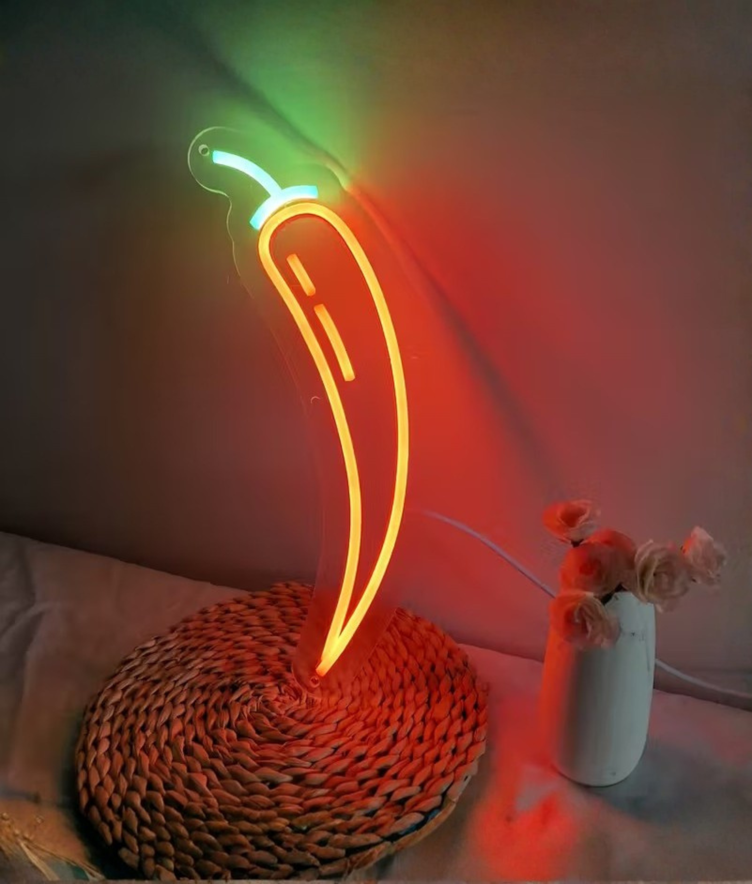 spicy lampje rood