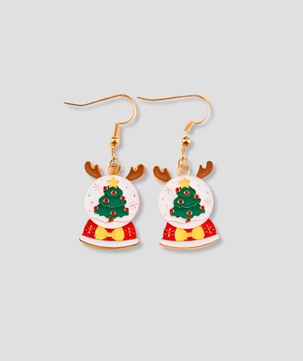 kerstdiner oorbellen