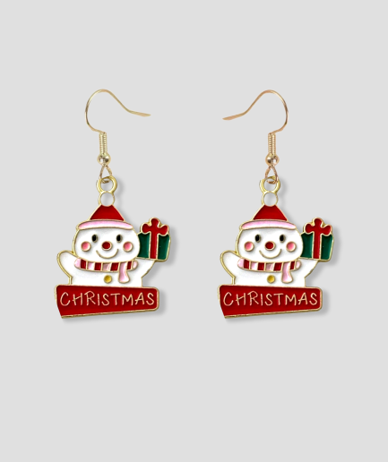 kerstmannetje oorbellen