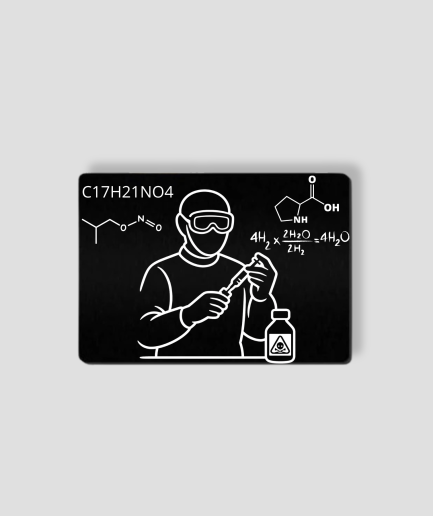 metalen zwarte snuifpas