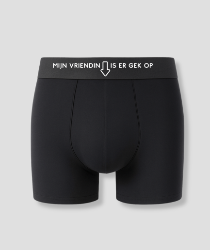 vrouw onderbroek cadeau man