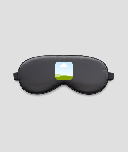 Eigen foto slaapmasker