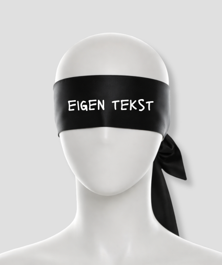 blinddoek eigen tekst