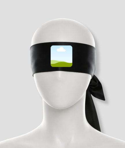 eigen foto blinddoek