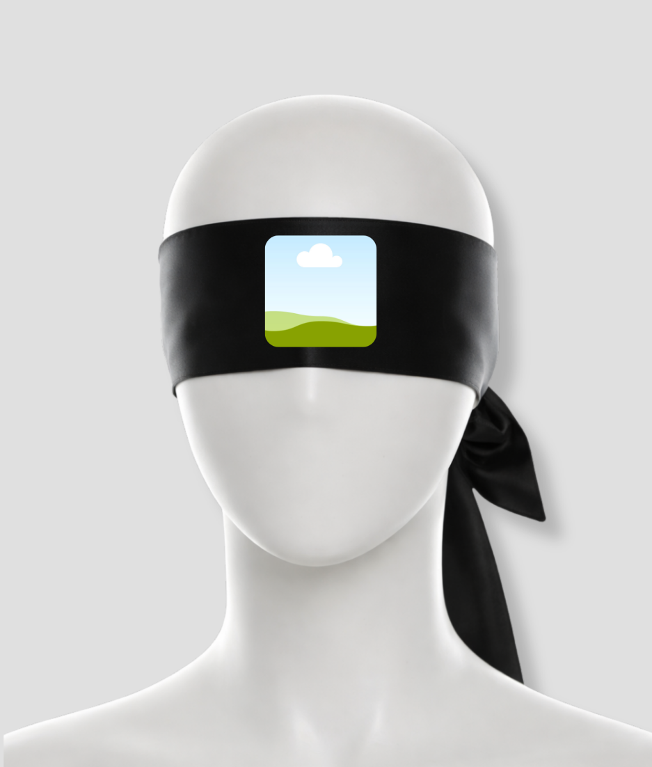 Eigen foto blinddoek