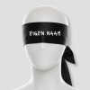 eigen naam blinddoek