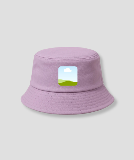 paarse buckethat eigen foto