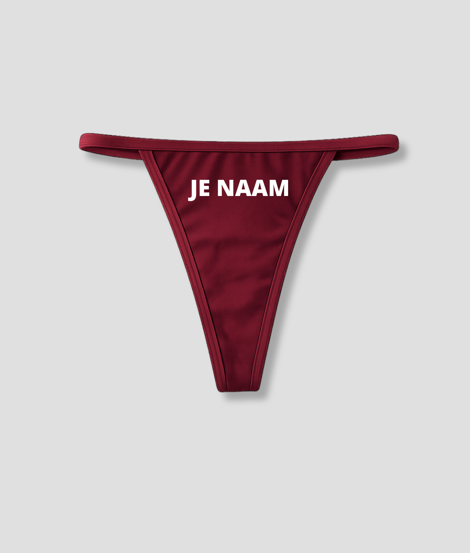 rode string eigen naam