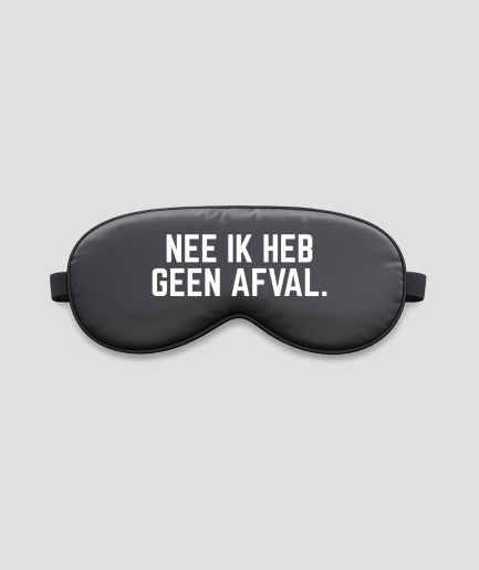 slaapmasker grappige tekst