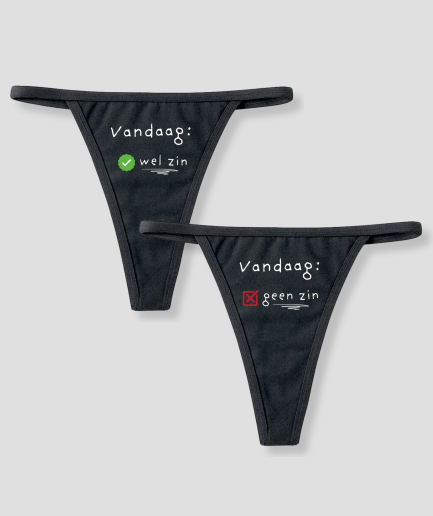 Vandaag wel zin of geen zin