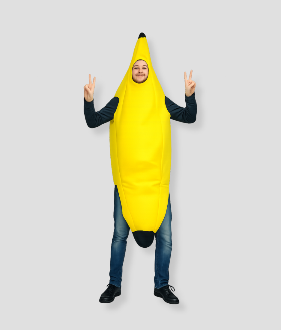 Bananen kostuum