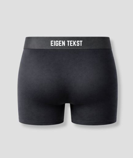 onderbroek achterkant eigen tekst