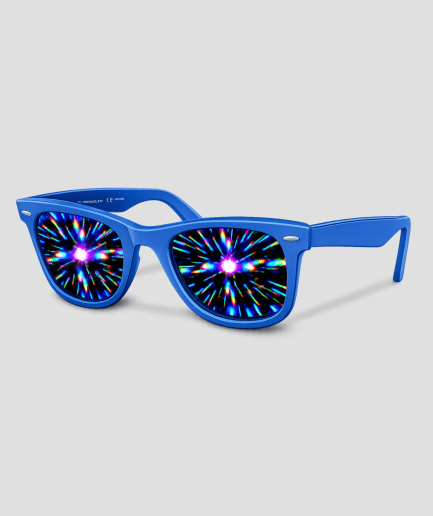 spacebril blauw effect