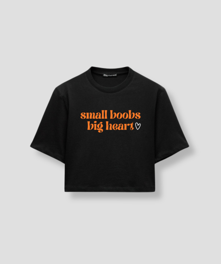 Small b**bs, big heart